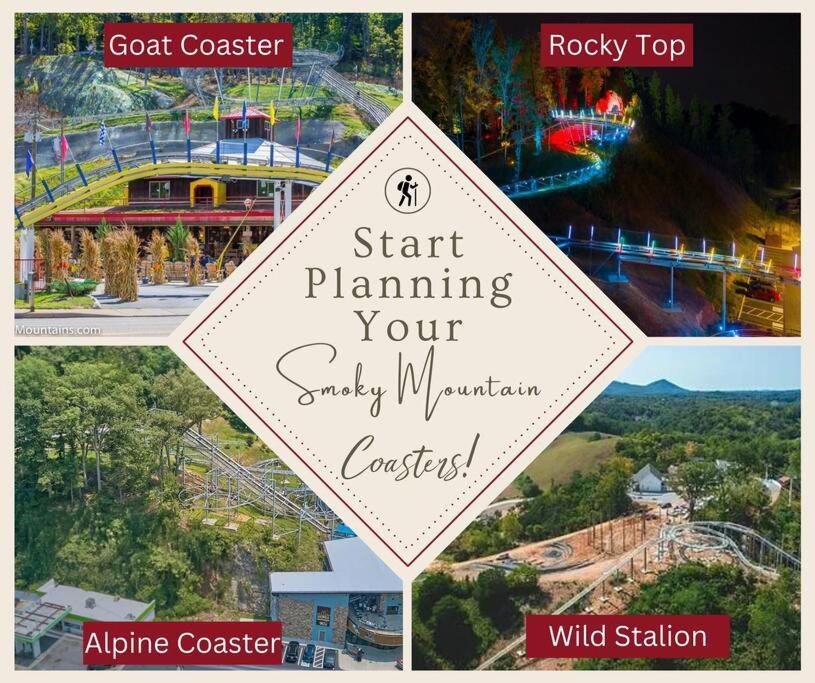 Enchanted Forest Cabin And Teepee! Lights & Laser Show! Private Hot Tub! Unique Stay! セバービル エクステリア 写真